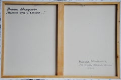 The Yellow Dog and The Balloon - Painting Colors Blue Brown Yellow White Black