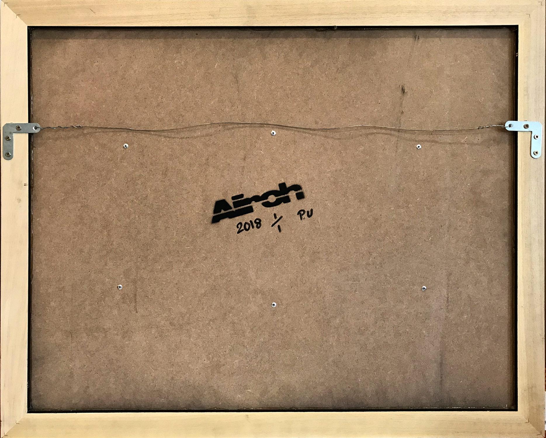 „Street Box CC (Weiß)“ Buntes Pop-Arbeiten in Mischtechnik von französischem Straßenkünstler im Angebot 5