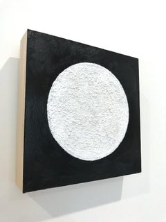 "Elementos 3074" Composición abstracta en técnica mixta por capas sobre panel de abedul báltico