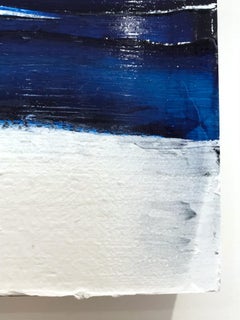 "Elements 3083" Abstract Mixed Media Layered Composition on Baltic Birch Panel