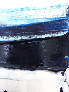 "Elements 3085" Abstract Mixed Media Layered Composition on Baltic Birch Panel