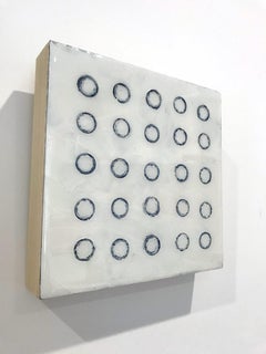 "Elements 3086" Abstract Mixed Media Layered Composition on Baltic Birch Panel