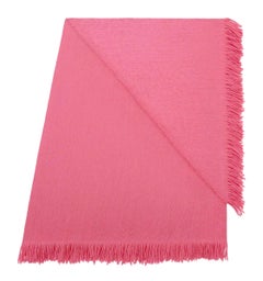 Pink Fold, acrylic fibers, velcro and linen on panel