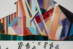 Boom, Bust, Repeat - Nick Peña - Contemporary Landscape/Abstract Painting