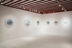 POSSIBLE, IMPOSSIBLE, POSSIBLE - Circular, Contemporary Landscape/Abstract