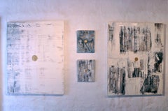 GC W 4 - Yuri Figueroa - Oil and Gold Leaf on Canvas - Abstract Painting