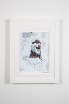 SMILING MAN, MARDI GRAS - Portrait Photograph, New Orleans, Signed Limited Ed.
