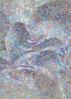 UNTITLED 3 - Abstract Multi-Colored Latex Print