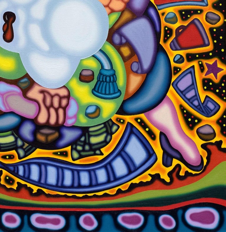 Jason Stout UNSCRIPTED Bold, Surrealist, Cubist Illustrative Oil