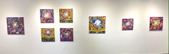 BATUTA, BRUMA, PROTESTA ¡BOOM! - Nube surrealista ilustrativa con colores llamativos