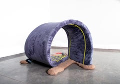 EXCAVATED PARKING - Mixed Media Sculpture, Large Installation, Surrealist