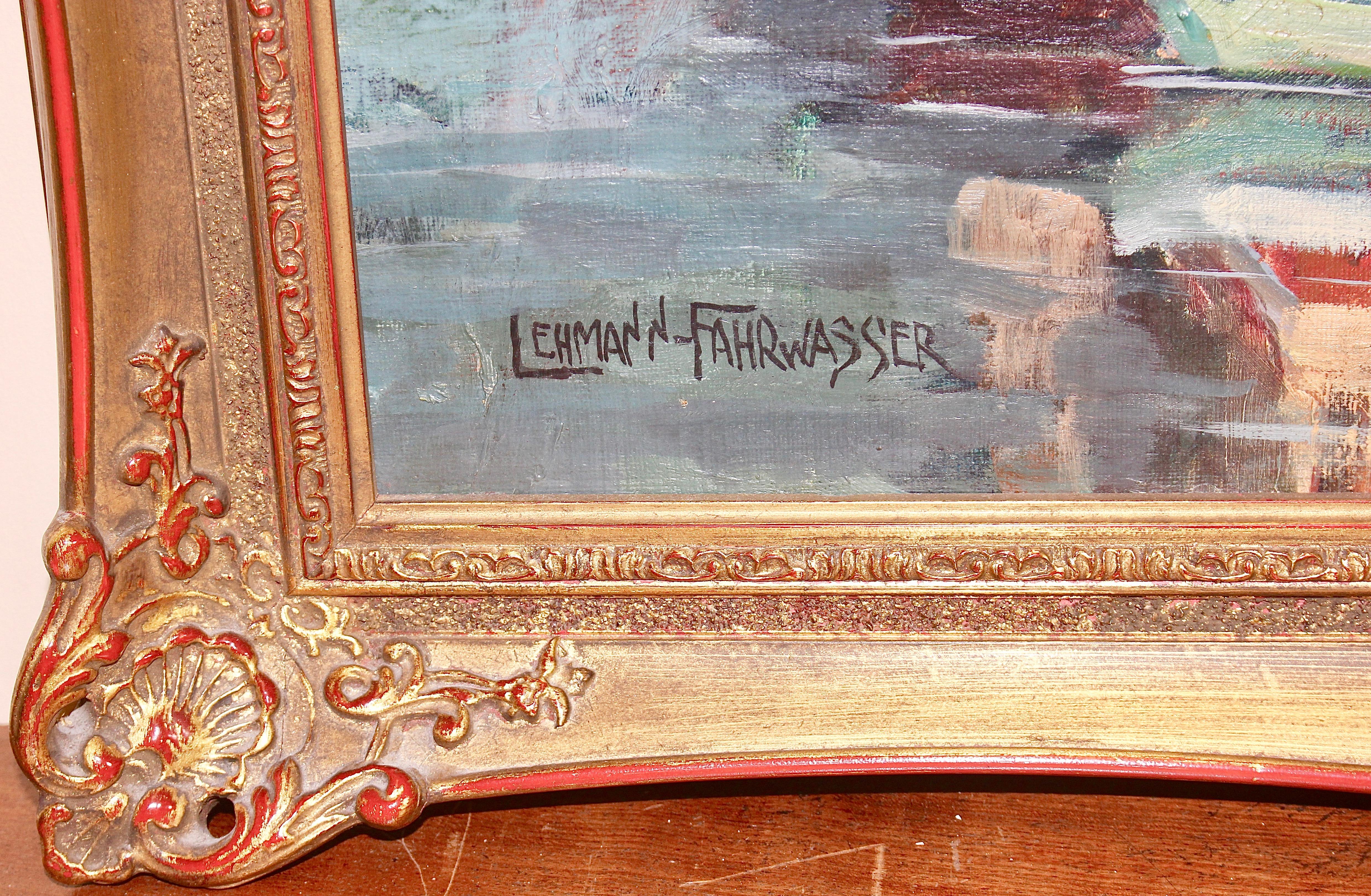 Peinture décorative ancienne, huile sur toile. Voiliers sur le lac.

Signé en bas à droite.

Dimensions sans cadre 50cm x 60cm.
Avec cadre 62.5cm x 72.5cm.