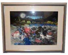 Landscape Drawings and Watercolors