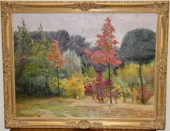 Antico paesaggio autunnale, 1920. Pittura a olio di August Westphalen.