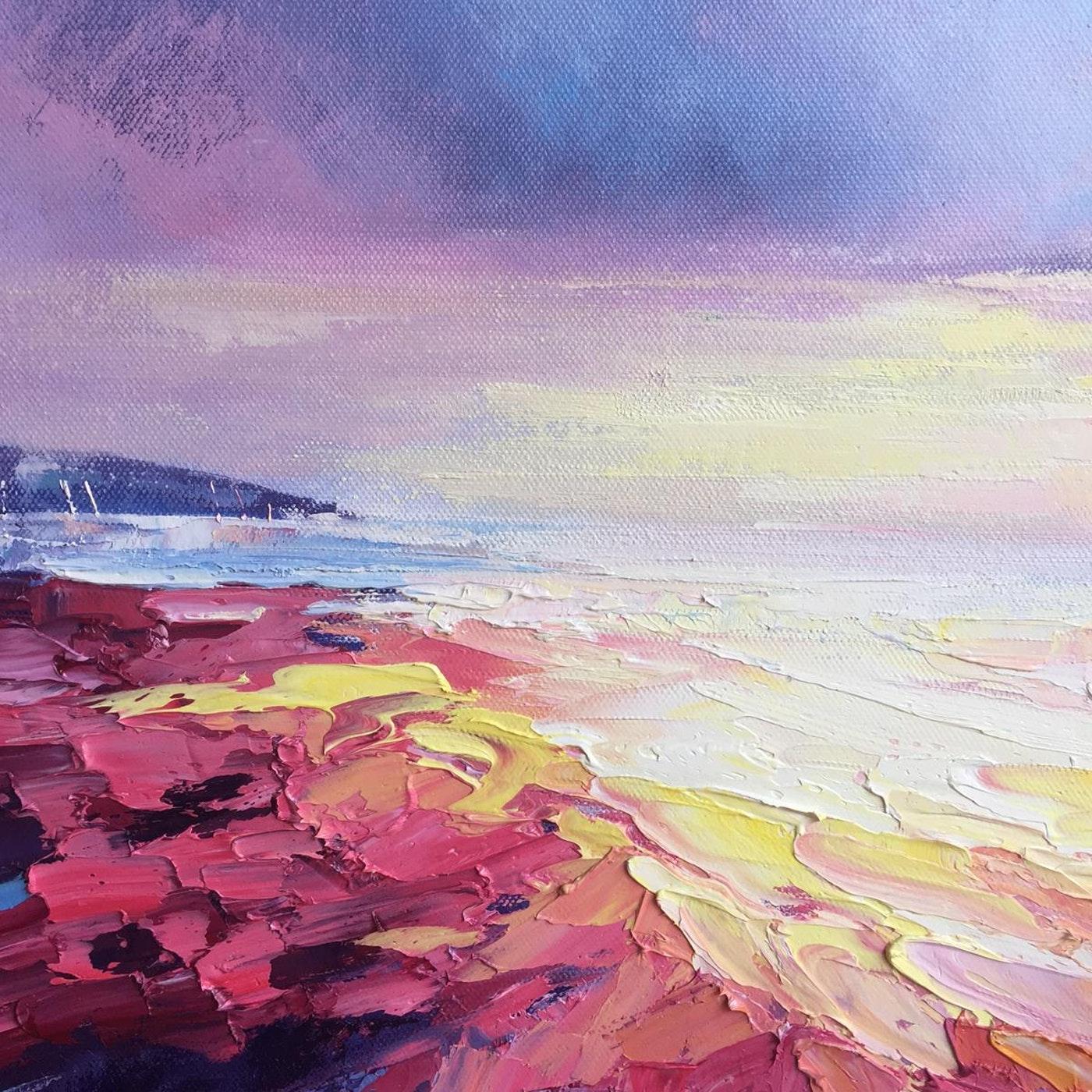 Summer feel #3 - Abstract Painting by Liliana Gigovic