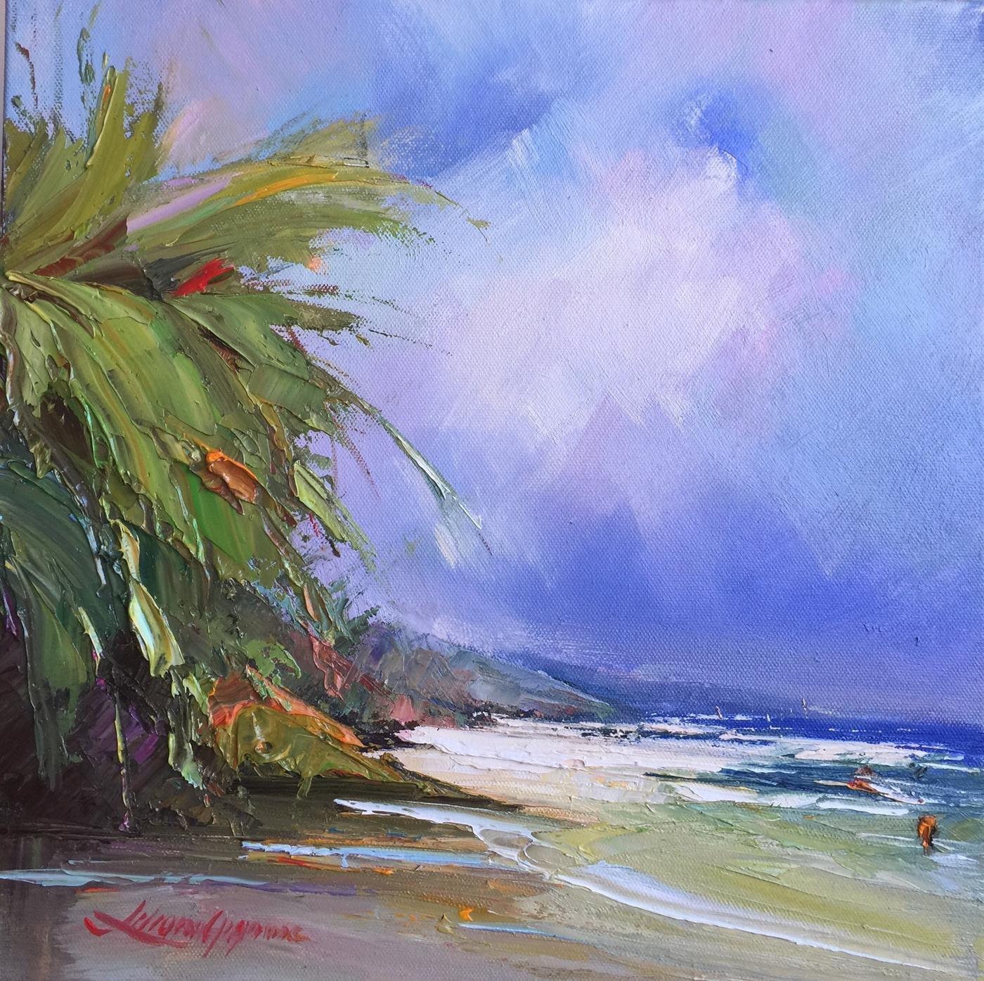 Liliana Gigovic Landscape Painting - Noosa's Main beach #4