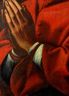 Saint Charles Borromeo 17th Century Lombardy school Oil on canvas Paint Italy
