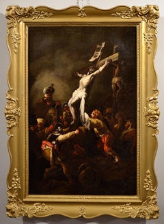 Cross Oil on canvas Paint 17th Century Rembrandt Baroque Jesus Art Quality 