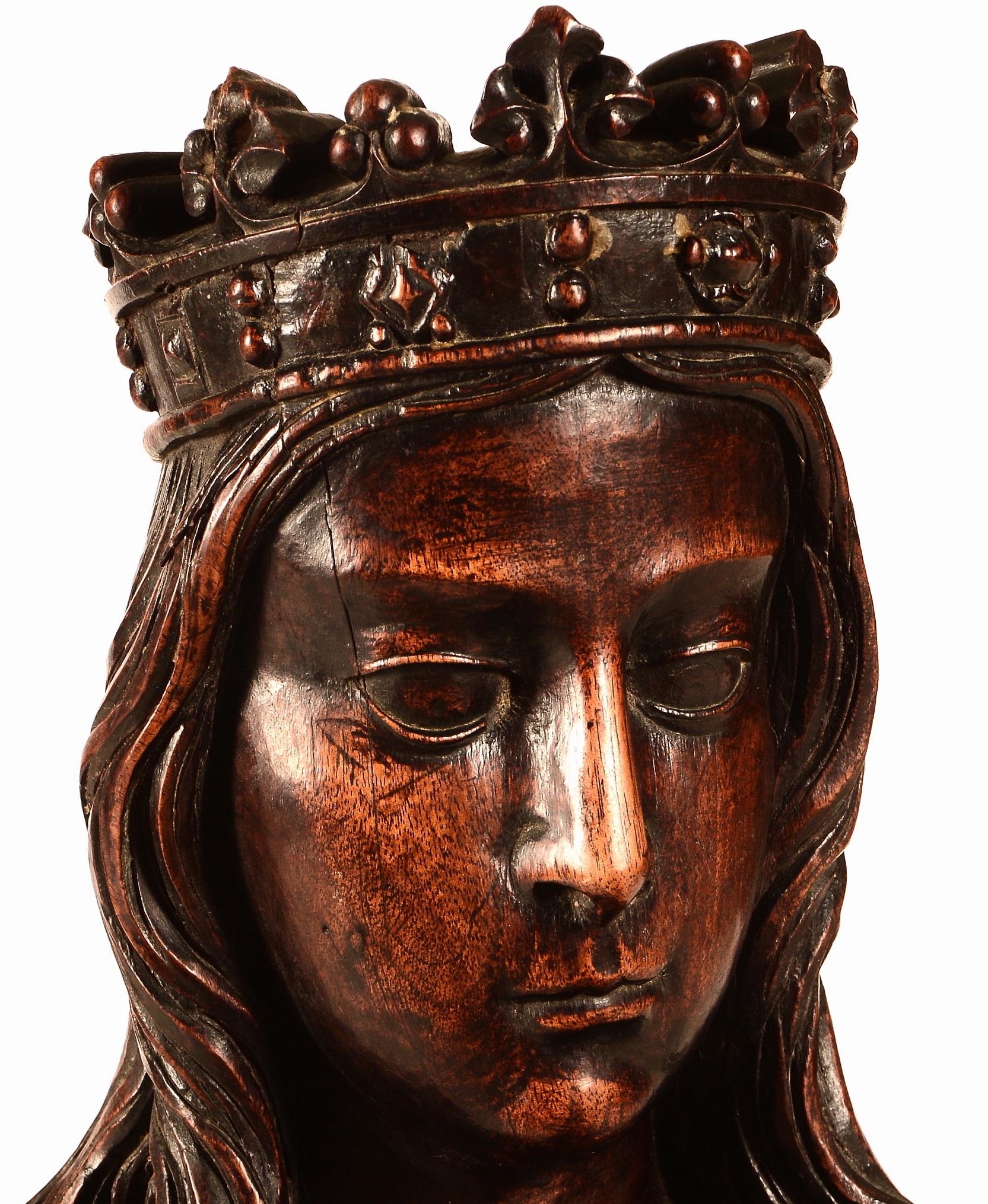 Virgin Child Flemish Renaissance 16th Century Art Wood Flandre Old master Maria 8