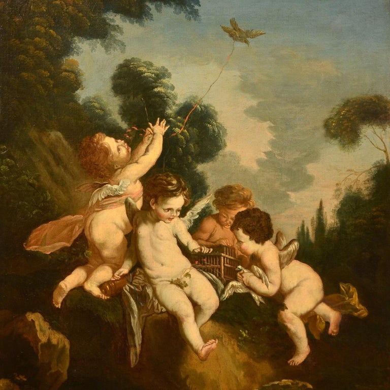 French Paris Boucher Cupid 18th Century Baroque Art Quality Michelangelo Italy At 1stdibs