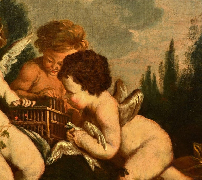 French Paris Boucher Cupid 18th Century Baroque Art Quality Michelangelo Italy At 1stdibs