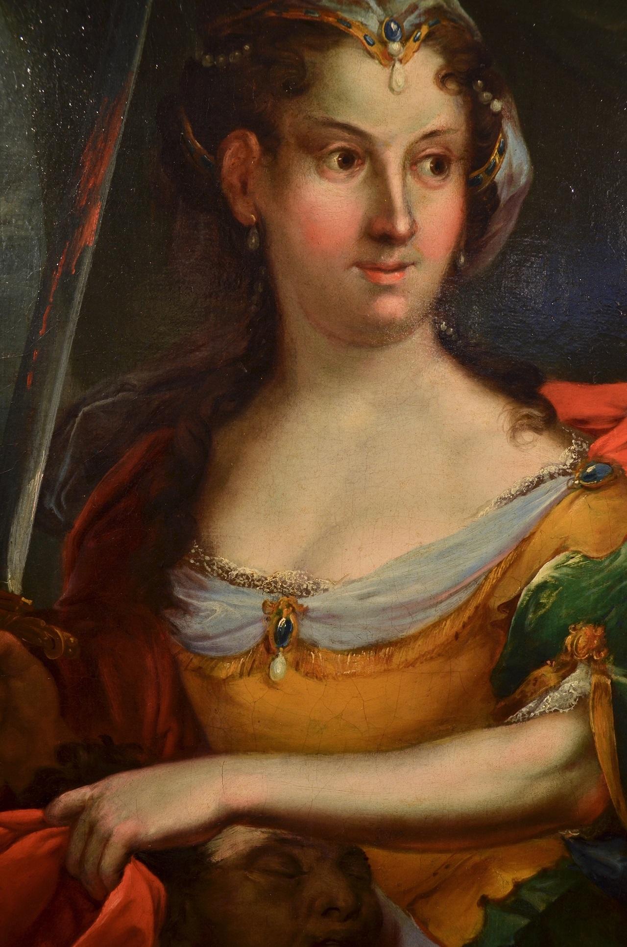 Judith Holopherne Stauder Baroque Paint Oil on canvas Art Italy 17th Century  1