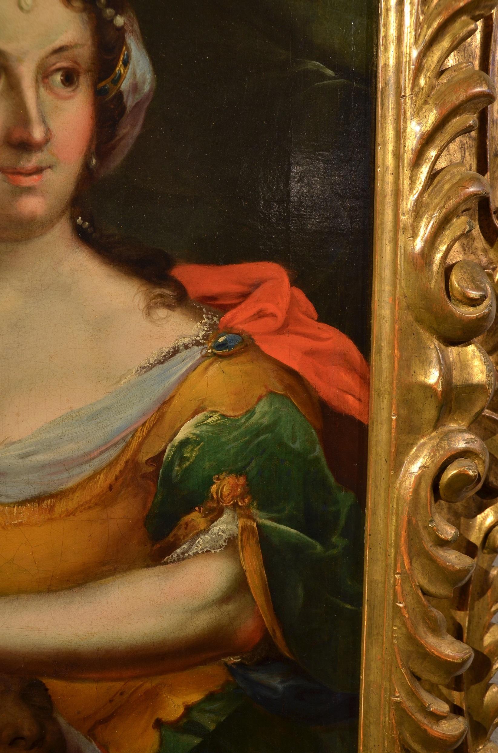 Judith Holopherne Stauder Baroque Paint Oil on canvas Art Italy 17th Century  2