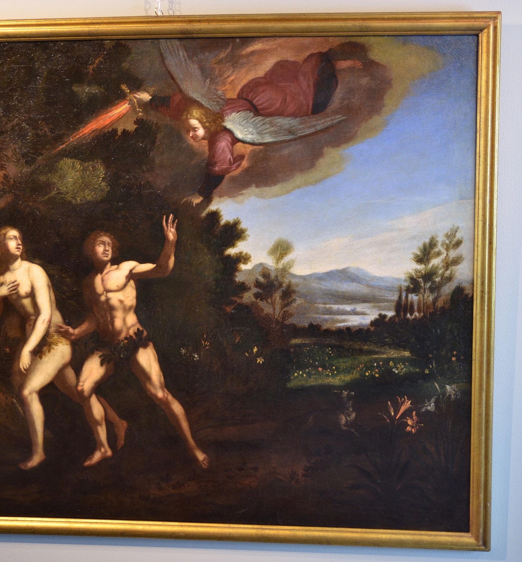 painting of adam and eve