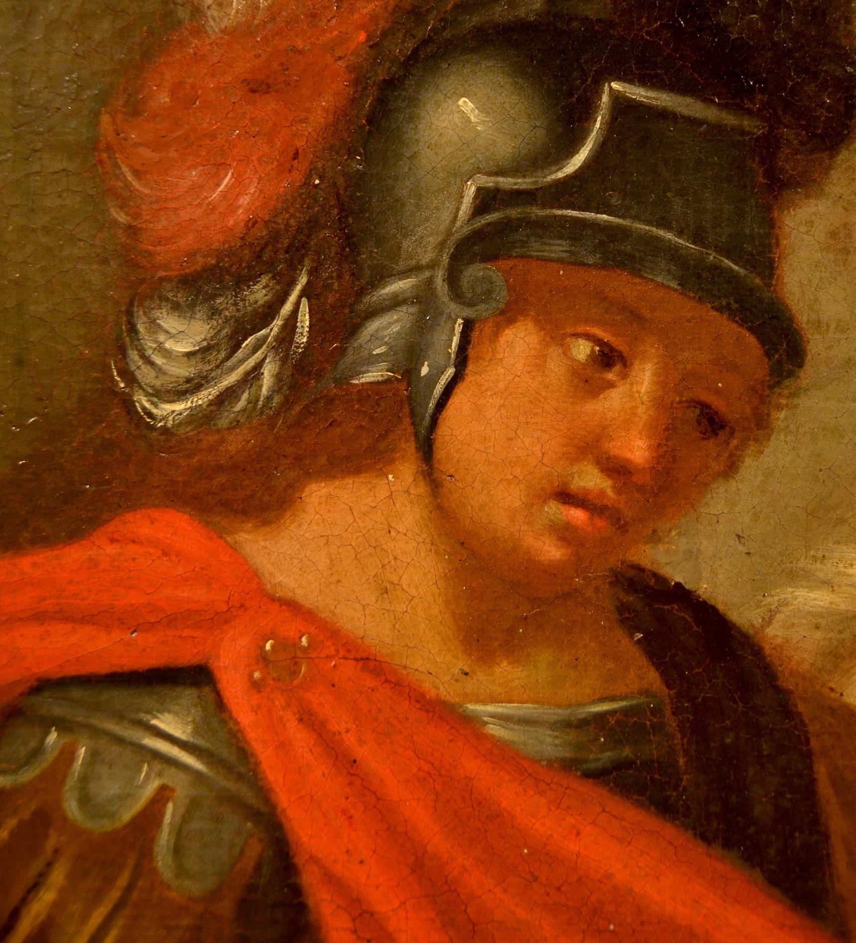Saint Martin Paint Oil on canvas 17th Century Italian school Old master Baroque 2