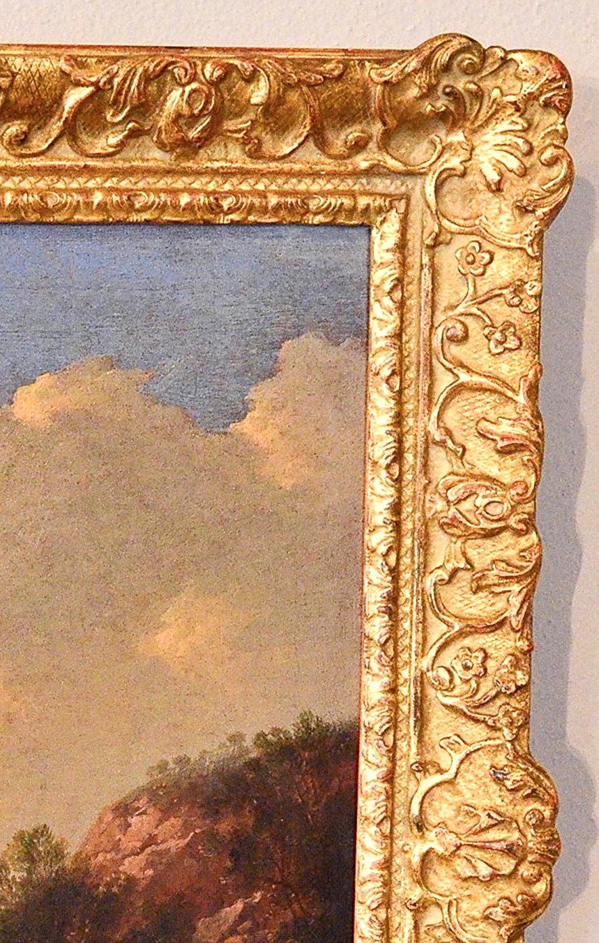 Landscape 17th century Venetian school Oil on canvas Paint Italy Art Quality - Old Masters Painting by Atelier De Tommaso Porta