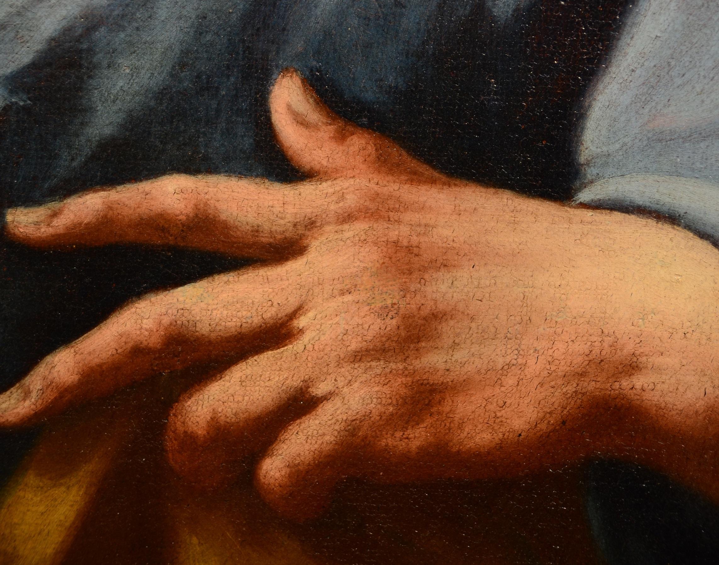 Saint Joseph Paint Oil on canvas De Mura Italy Baroque Art Quality 18th Century 2