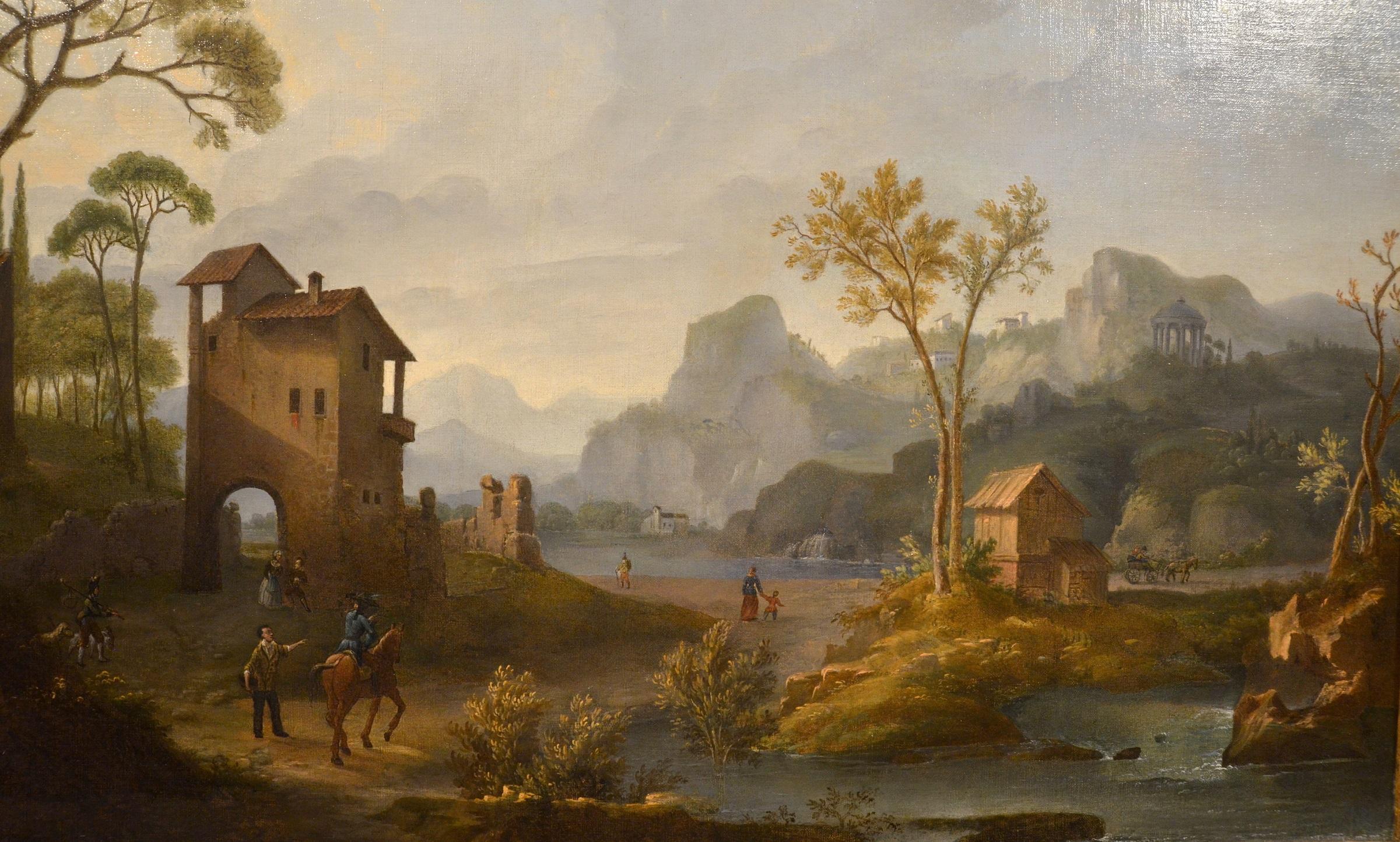 Das Gemälde weist eine stilistische und kompositorische Prägung auf, die eindeutig der römischen Kultur des 18. Jahrhunderts zuzuordnen ist und insbesondere mit den Werken von Paolo Anesi (Rom 1697 - 1773) assimiliert werden kann.

Paolo Anesi (Rom