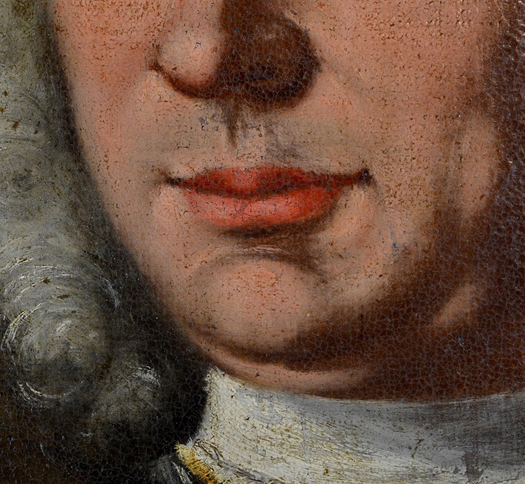 Venetian Gentleman Portrait Paint Oil on canvas 18th Century Italy Baroque Art 6