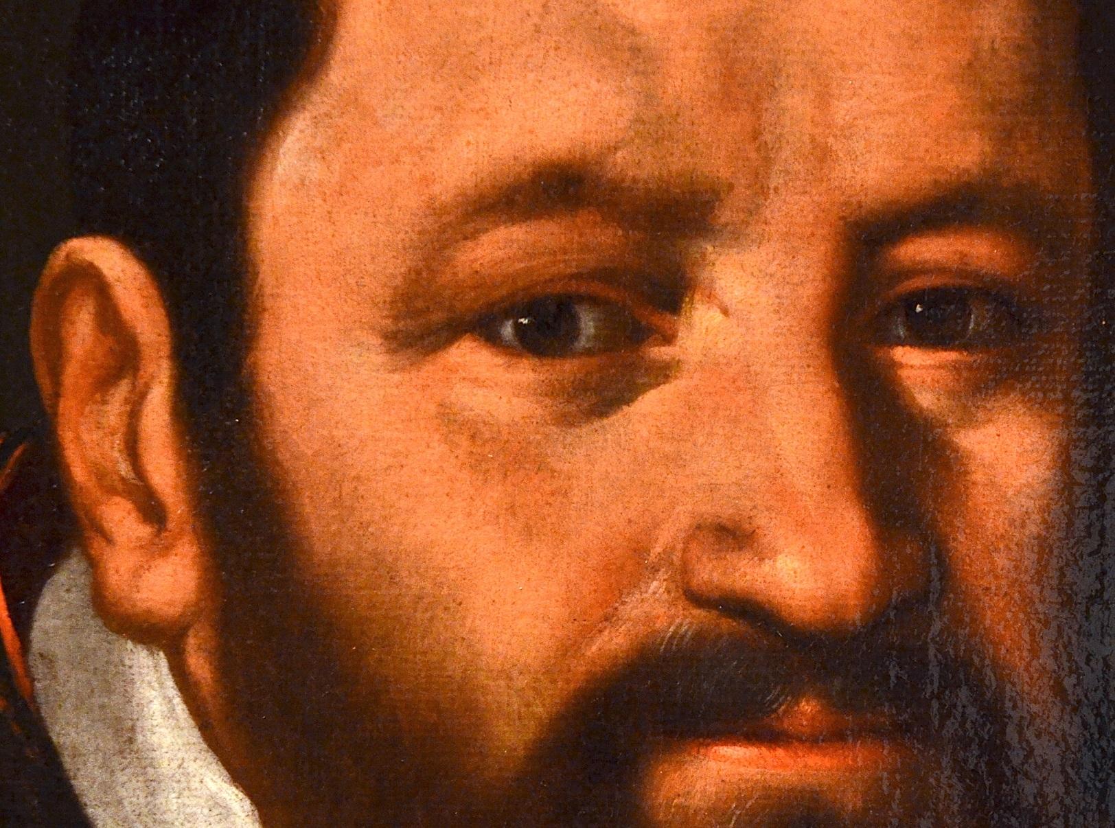 Portrait Paint Oil on canvas Bishop 16/17th Century Italy Raffaello Religious 4