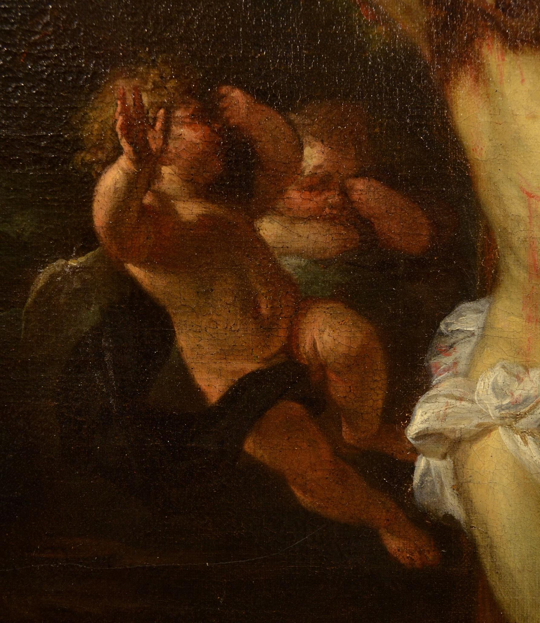Crucifixion Christ Paint Oil on canvas 17th Century Flandre Leonardo Van Dyck 4
