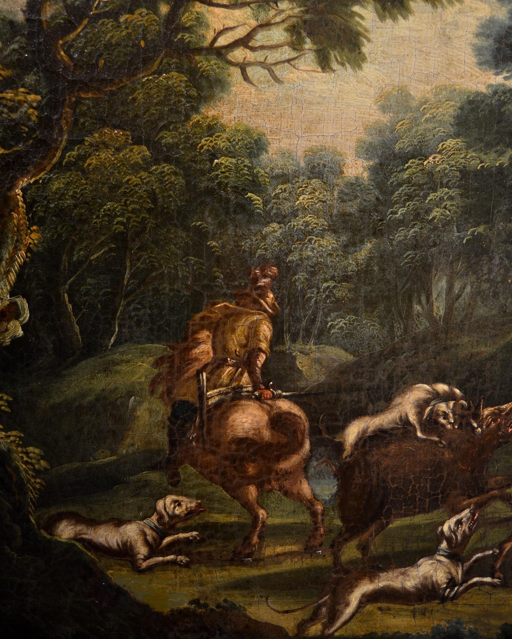 Landscape Baroque 18th Century Oil on canvas Paint Shepherds Italy Cignaroli For Sale 3