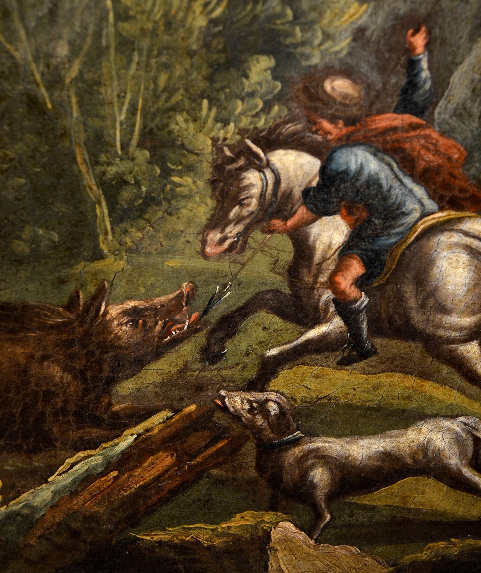Landscape Baroque 18th Century Oil on canvas Paint Shepherds Italy Cignaroli For Sale 5