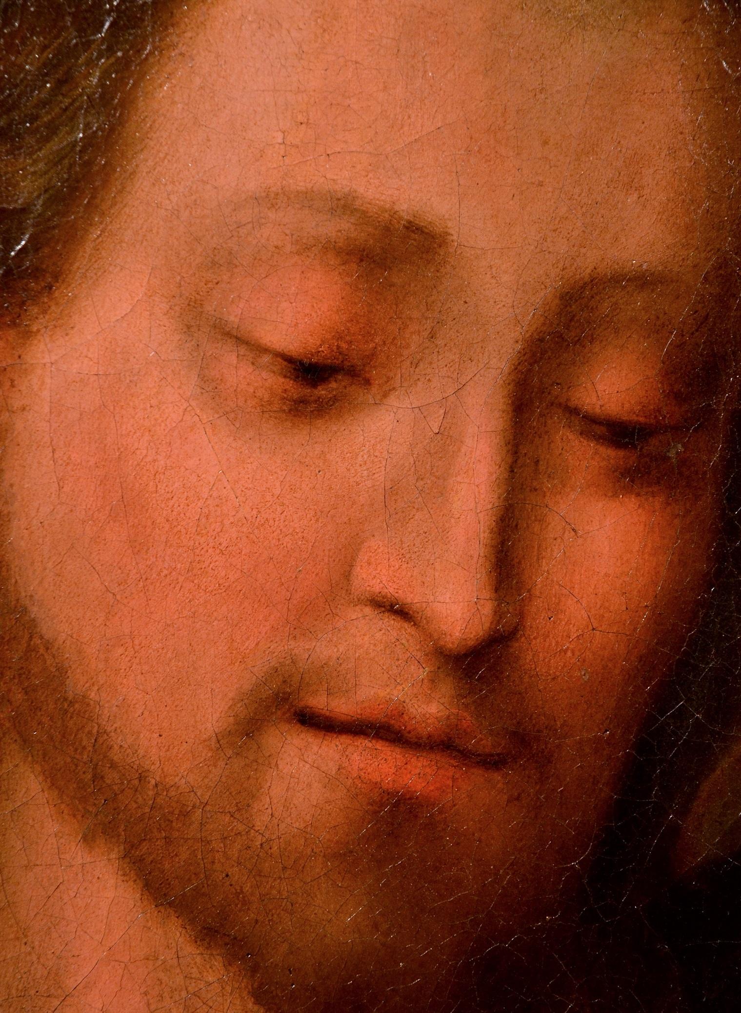 Salvator Mundi 17th Century Leonardo Italy Old master Paint Oil on canvas art 3