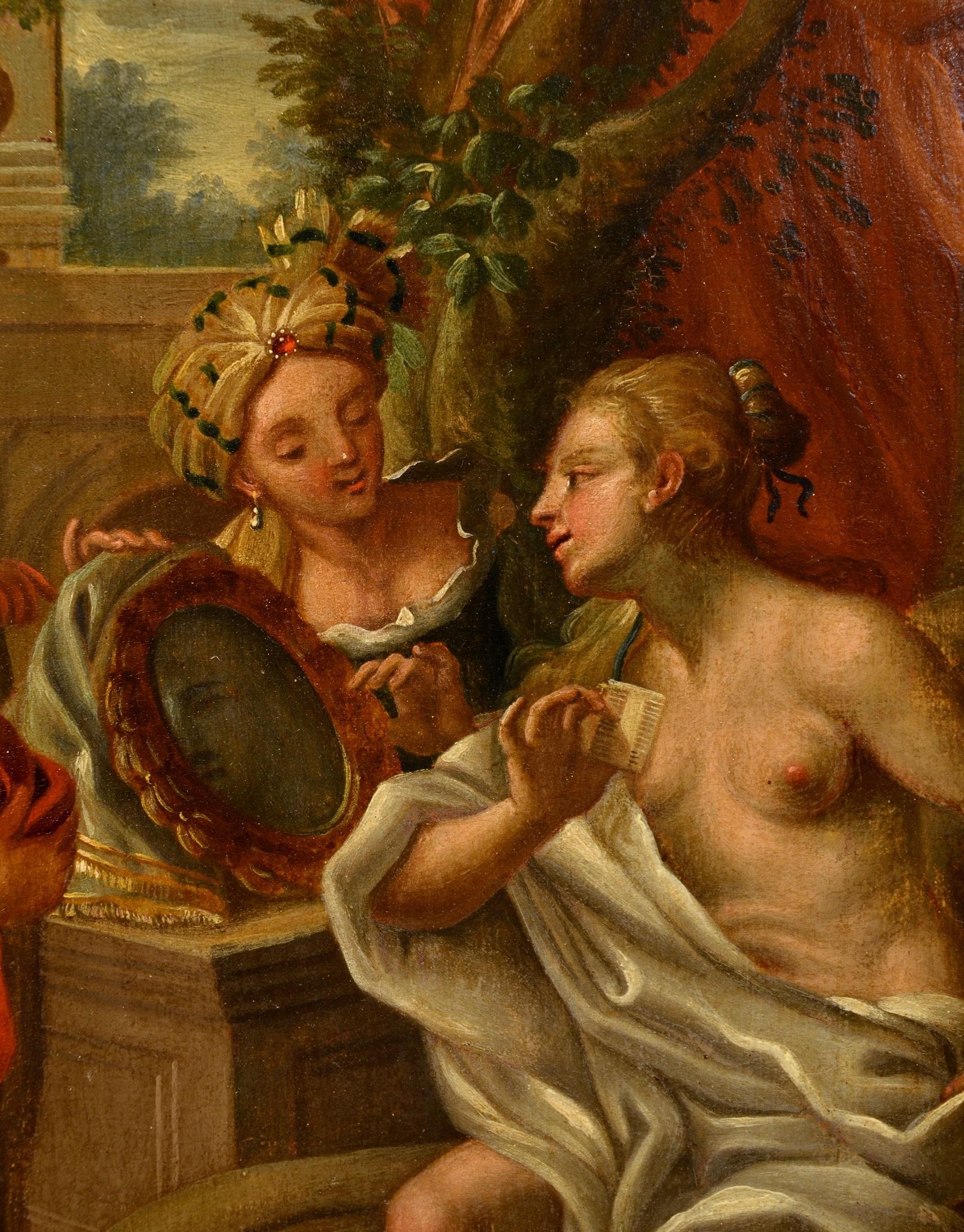 Bathsheba Religious Paint Oil on canvas 17/18th Century Italy Art Quality Canvas 2