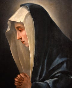 Madonna Paint Oil on canvas Old master 18th Century Italy Religious Raffaello