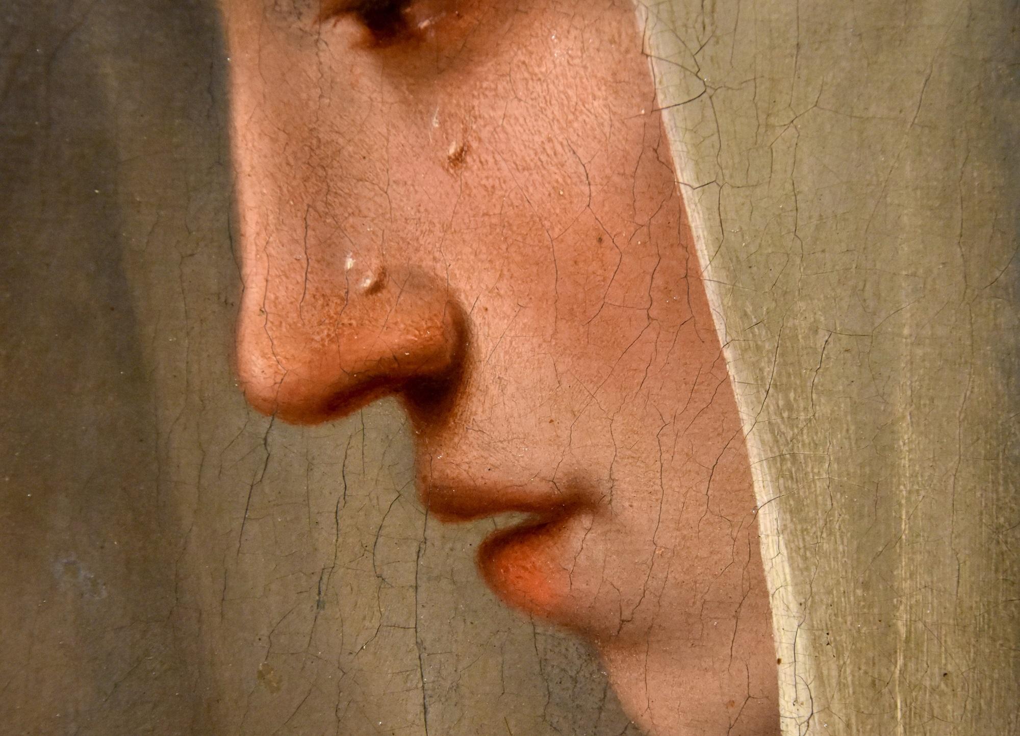 Madonna Paint Oil on canvas Old master 18th Century Italy Religious Raffaello 3