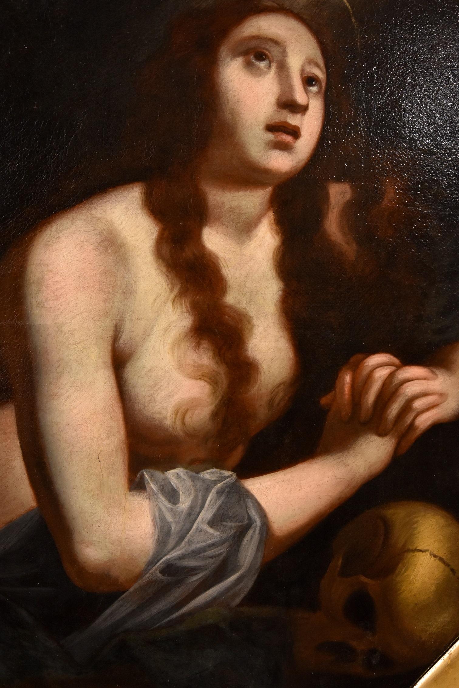 Ficherelli Paint Oli on canvas old master 17th Century Religious Mary Magdalene 1