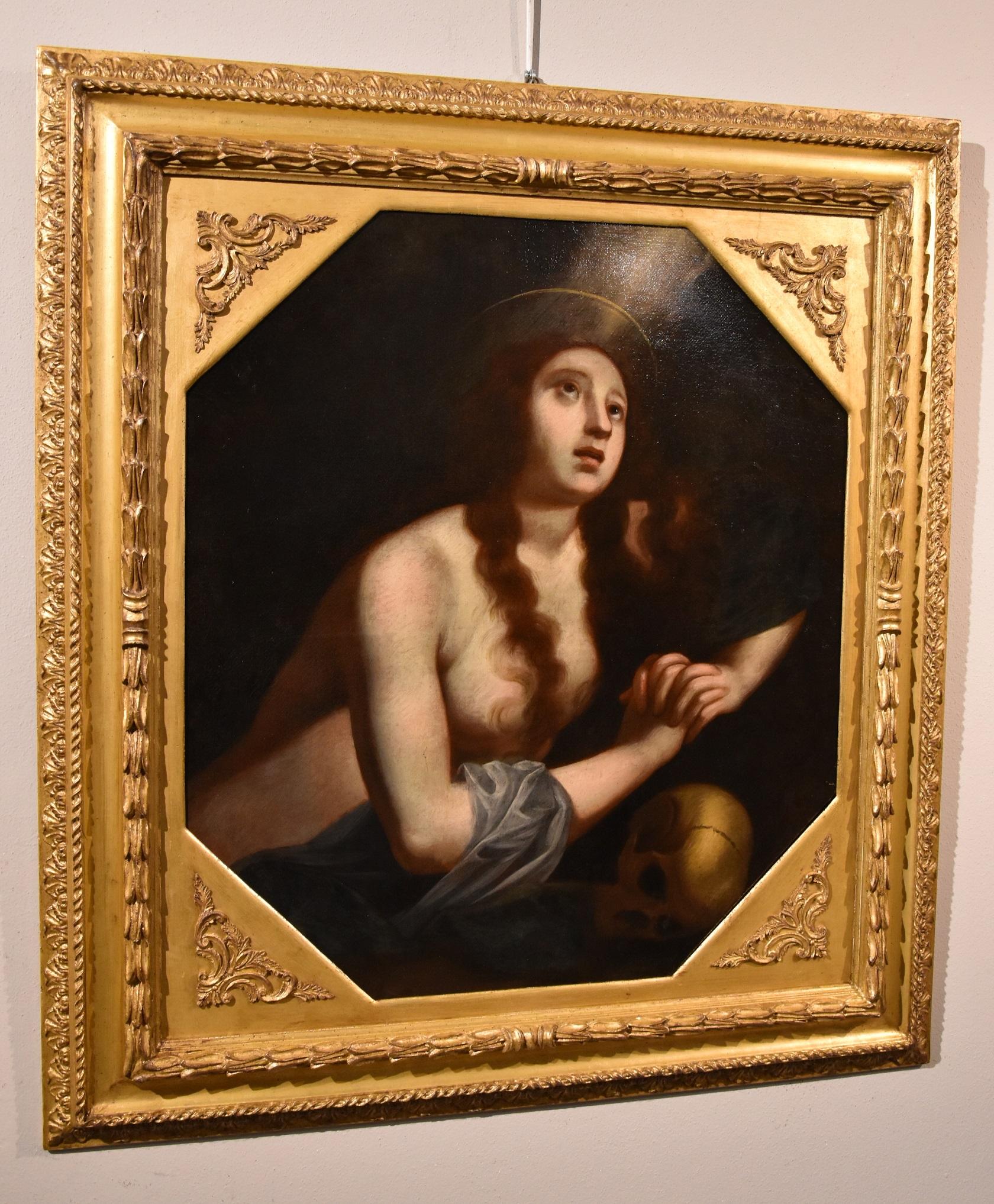 Ficherelli Paint Oli on canvas old master 17th Century Religious Mary Magdalene 4