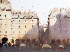 Paris - Joseph Zbukvic Landscape Watercolor Painting