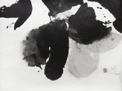 Heaven Shangri-La Series - Sun Guangyi Ink on Rice Paper Abstract Painting