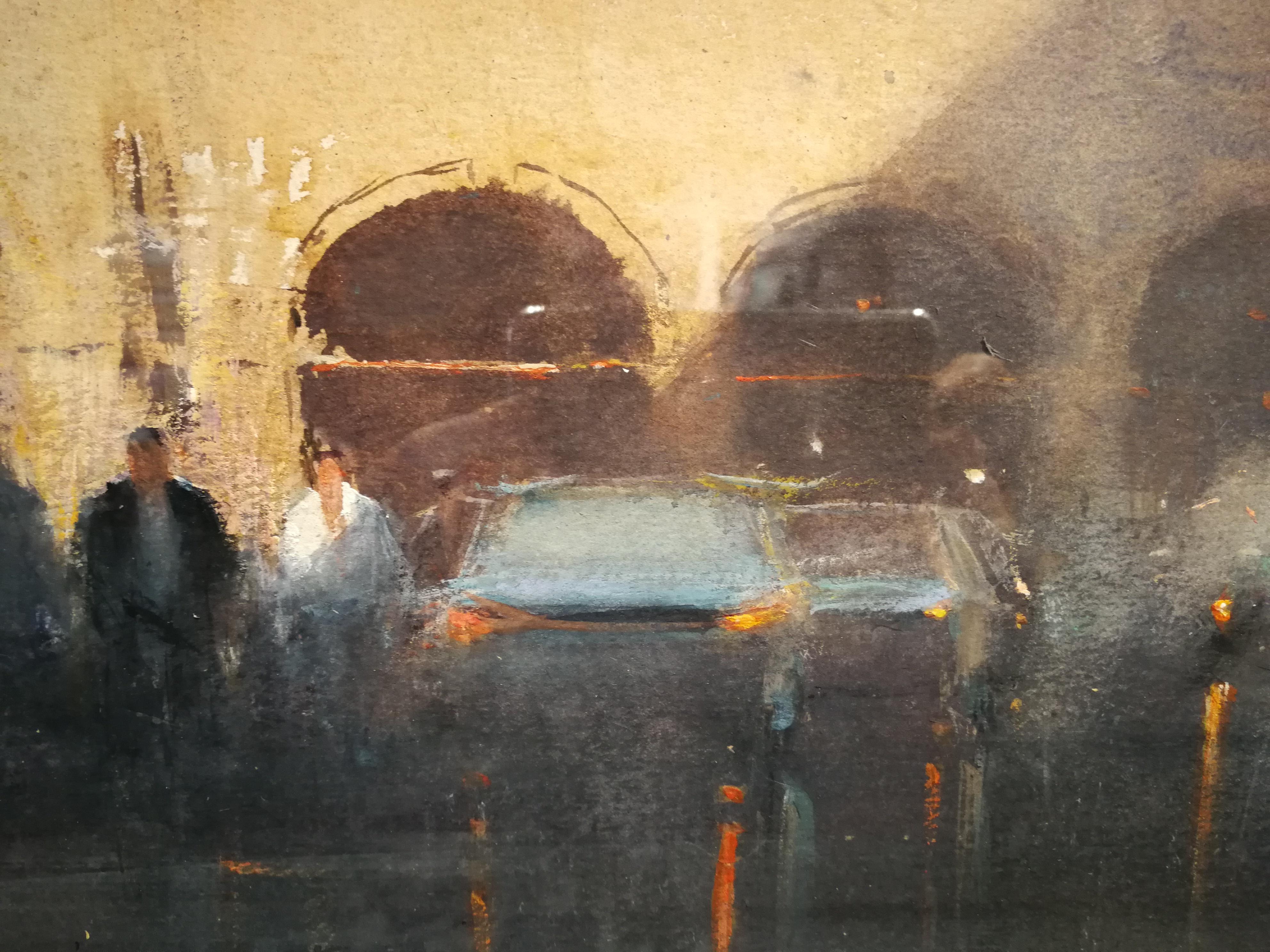 Paris - Joseph Zbukvic Landscape Watercolor Painting For Sale 8