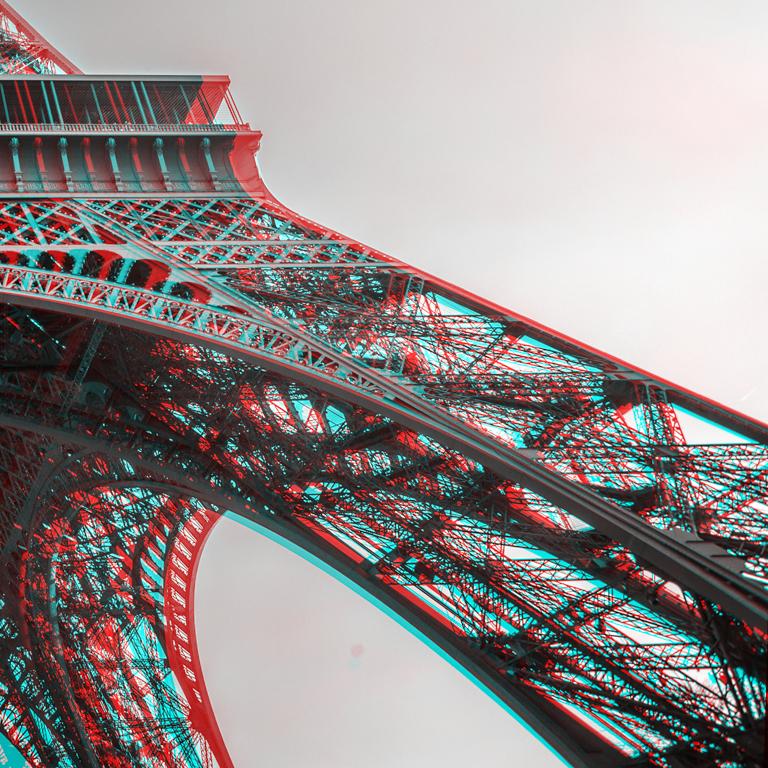 Tour Eiffel - Alberto Fanelli 3D Landscape Photo For Sale 4