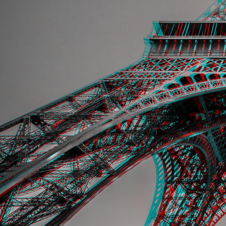 Tour Eiffel - Alberto Fanelli 3D Landscape Photo For Sale 6