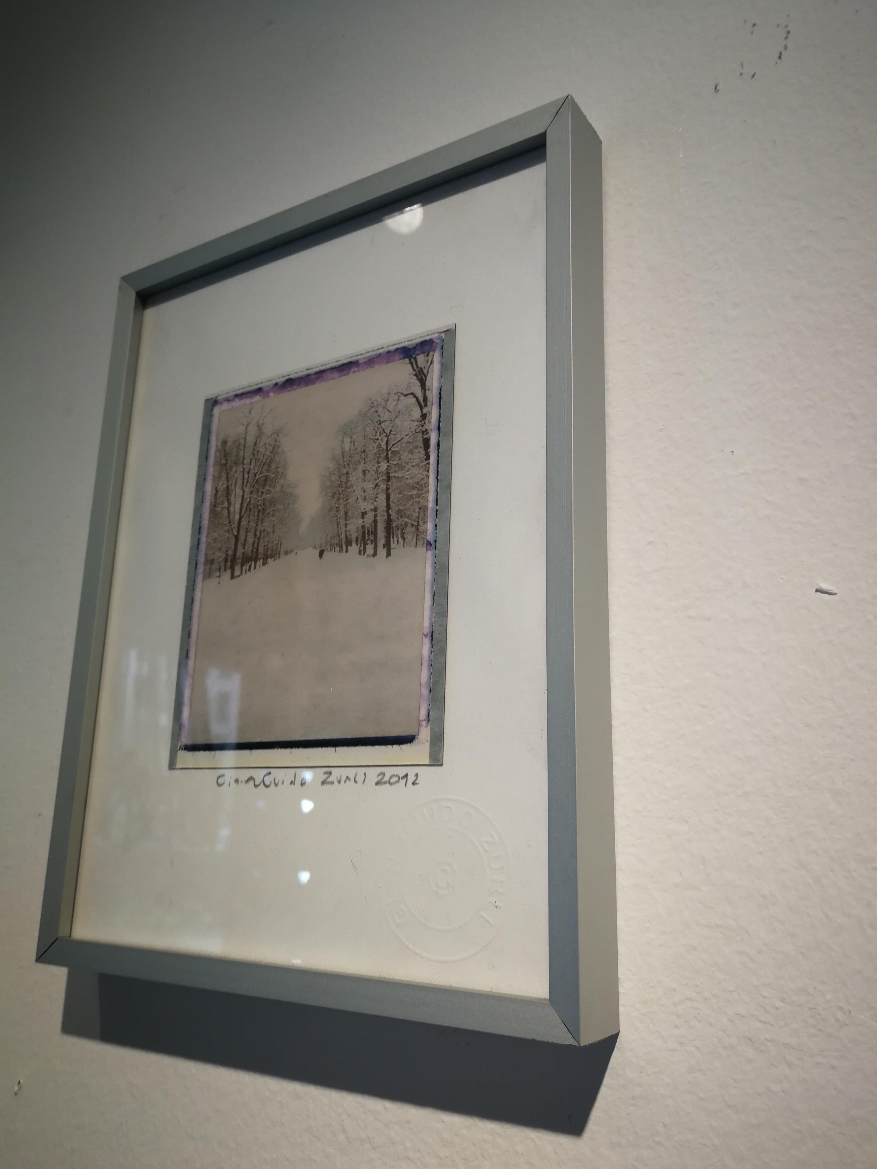 Parma , nevicata , 2012 - Gian Guido Zurli Polaroid Photography Landscape For Sale 5