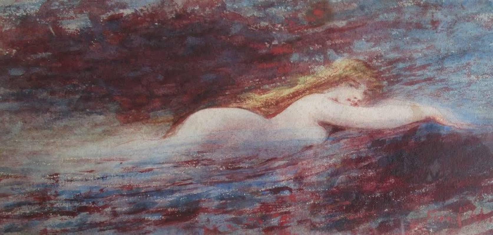 Frank Howland Figurative Art - Little Mermaid - The Siren